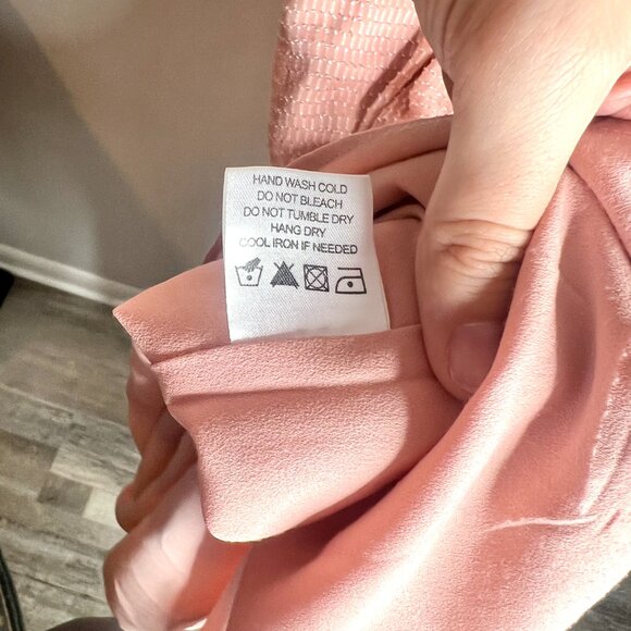 House of Harlow 1960 x REVOLVE Allegra Maxi Dress Swiss Dot in Rose Sz Medium - Picture 6 of 8